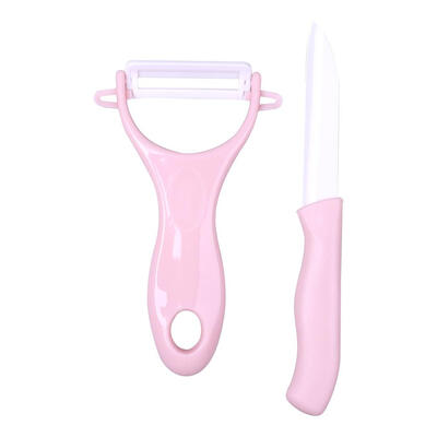 

2pcs Ceramic Knives Peeler Slicer Set Fruit Vegetable Kitchen Tools