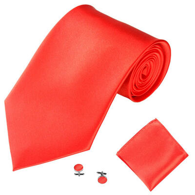 

Mens Fashion Solid Color Suits Ties Necktie Cufflinks Hanky Set Tuxedo Suit