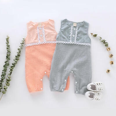 

Toddler Kid Baby Girls Lace Romper Jumpsuit Clothes Long Pants Outfits Set New