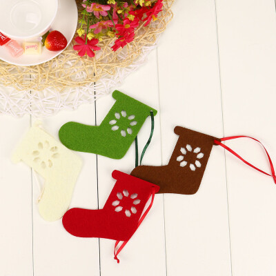 

〖Follure〗10PC Christmas Small Socks Ornament Hanging Pendant Embellishment