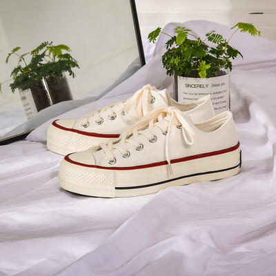 

Comet EVENSTAR platform canvas shoes female students Korean version of Harajuku ulzzang wild ins increased shoes