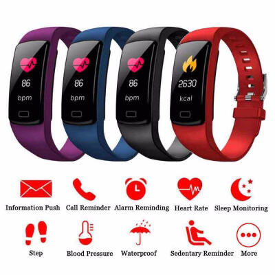 

GTcoupe Smart Bracelet Y9 Sport Wristband Heart Rate Monitor Watch Activity Fitness Tracker Smart Band for IOS PK Mi Band 3