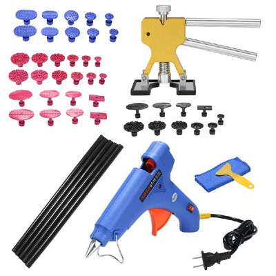 

49pcs Auto Car Body Paintless Dent Puller Dent Lifter Repairing Removal Hail Glue Machine Tools Kit