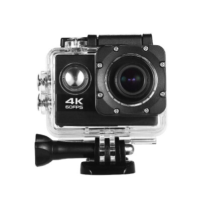 

Sports Action Camera 4K 60FPS 2-inch HD Screen Underwater 30m 170 Degree Wide Angle Extended Memory with Waterproof Shell Built-in