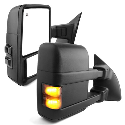 

Pair for 2008-2016 Ford F250 F350 SuperDuty Power Heated Tow Mirrors Turn Signal