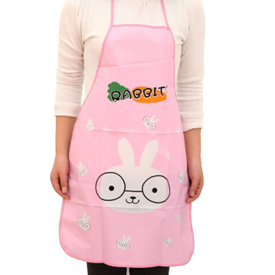 

Siaonvr Women Waterproof Cartoon Kitchen Cooking Bib Apron GY
