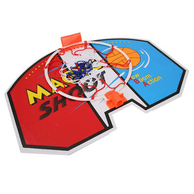 

Greensen Indoor Adjustable Hanging Basketball Children Netball Hoop Basketball Box Mini Basketball Board