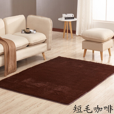 

Wei Ya thickened washed silk short hair non-slip carpet living room coffee table bedroom bedside yoga mat carpet 14172