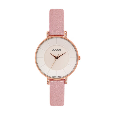 

Korean fashion belt female students simple waterproof large dial couple watches a pair of quartz watches