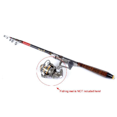 

18M 591FT Telescopic Fishing Rod Travel Spinning Lure Rod Raft Pole Carbon Fiber