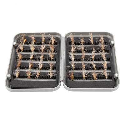 

Greensen 40pcs Mosquito Fly Fishing Lure Set Artificial Insect Fishing Hooks Tackle With Plastic Box