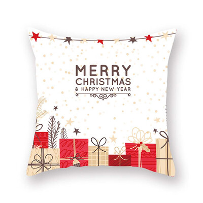 

18 X 18 Inch New Christmas Decoration Pillowcase Santa Claus Pillow Case Bedroom Decoration Cushion Cover Without Inner