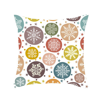 

Siaonvr Merry Christmas Pillow Cases Nordic Sofa Cushion Cover Home Decoration