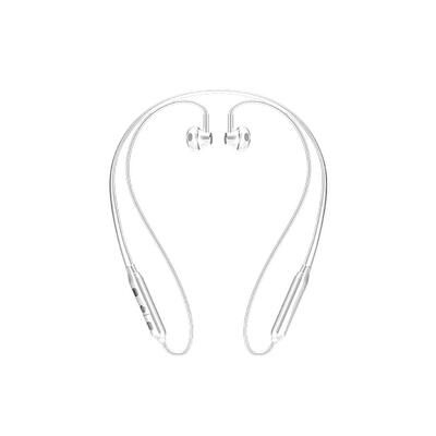 

Neck-mounted Sports Wireless Bluetooth Headset Binaural Stereo Earbud Magnetic Suspended Earphpones Support TF card With Mic