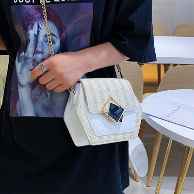 

Net red packet wild ins foreign women handbag 2019 new wave fashion chain bag summer small fresh messenger bag