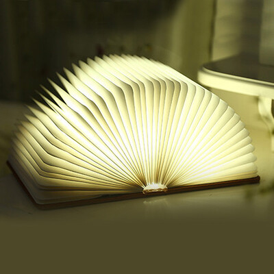 

〖Follure〗Folding LED Night Light Decorative Table Wall Art Book Lamp BW