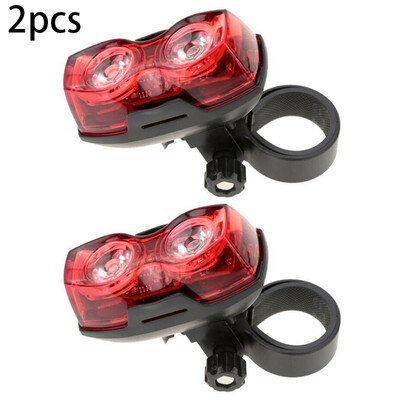

2-LED Cycling Bicycle Bike Safe Rear Tail Flashing Back Light Warning Lamp