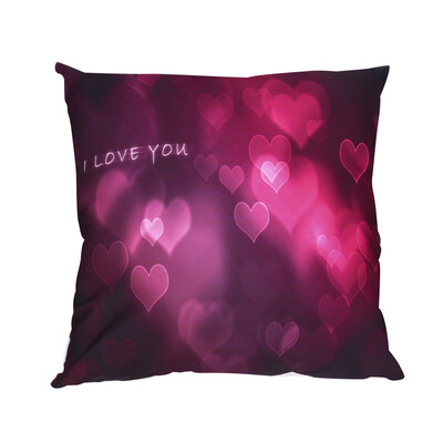 

Siaonvr Valentines Day Print Pillow Cases Polyester Sofa Car Cushion Cover Home Decor