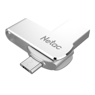 

Netac U380 64G USB30 Dual Interface For Android Phone&PC High Speed Mini Flash Drive Memory Stick