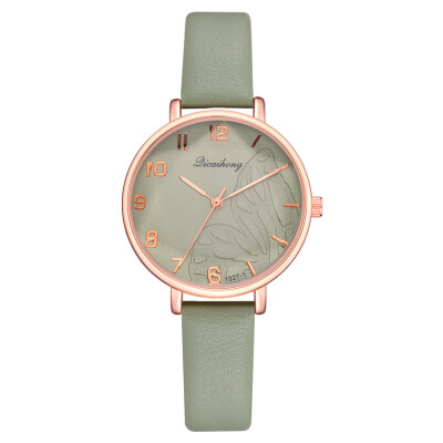 

Korean fashion womens PU quartz watch wish new hot quality high quality wild ladies watch