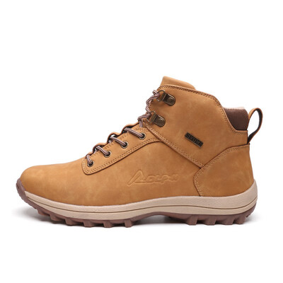 

Brand Men Boots Big Size 39-47 Men Winter Boots Lace-Up Casual Ankle Snow Boots Mens Fashion Sneakers Work Shoes Man