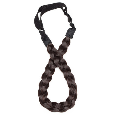 

Fashion Womens Braided Plaited Elastic Cord Headband Hair Band Accessory Durable&Useful