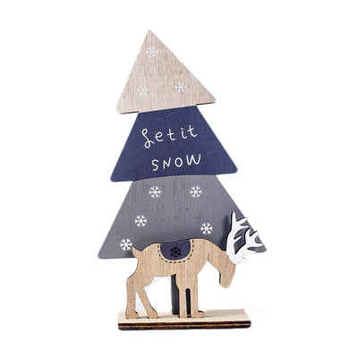 

Toponeto Xmas Wooden Santa Christmas Tree Festival Ornament Home Decor Christmas Gifts