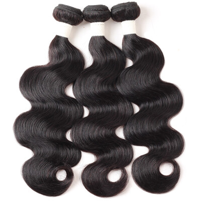 

Allove 8A Brazilian Body Wave Hair Bundles 3pcs Natural Black Wholesale Hair Weave Bundles