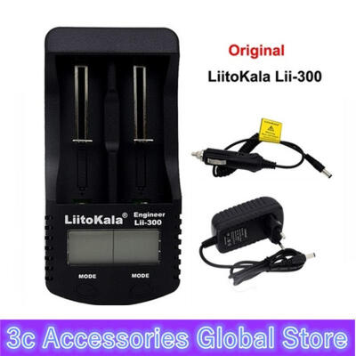 

Lii-300 Digital Charger with LCD Display 18650 26650 18350 10440 18500 Battery Charger