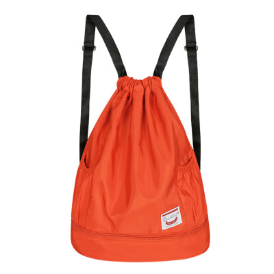 

Tailored Women Nylon Bag Outdoor Fitness Drawstring Beam Mouth Backpack Sports Bag