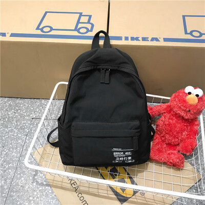 

Ins wind bag female Korean high school students campus bag simple Mori ancient feeling girl tide brand backpack