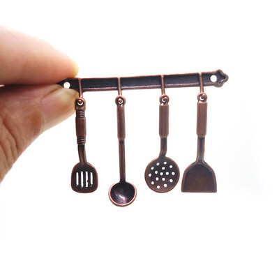 

Tailored 5Pcs Kitchen Dollhouse Miniature Spoon Shovel Cookware Tools DIY Accessories Kit