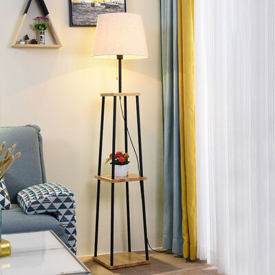 

Gobestart LED Shelf Floor Lamp Modern Conventional Lamp For Living Room And Bedroom