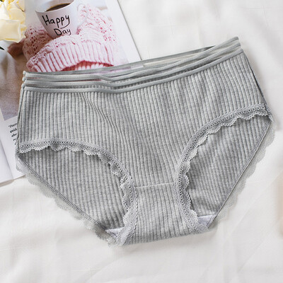 

Women Solid Slim Fit Lingerie Bikini Knicker Underwear Sexy Breathable Panties