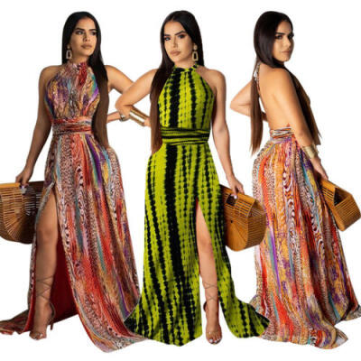 

Women Summer Long Boho Maxi Dress Evening Cocktail Party Beach Dresses Sundress