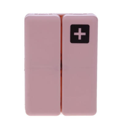 

7 Days Weekly Pill Box Magnet Lid Tablet Storage 7Grids Case Pill Splitter