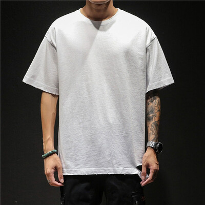 

Toponeto Mens Summer Casual Solid Color O-Neck Short Sleeve Large Size T-shirt Top Blouse