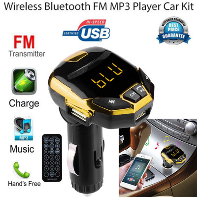 

〖Follure〗Wireless Bluetooth Charger FM Transmitter Modulator Car Kit MP3 Music Player G7