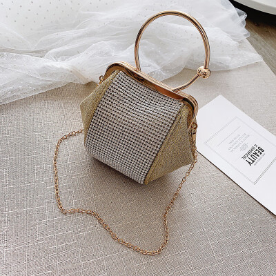 

Summer new bag handbag 2019 new fashion wild diamond bag handbag chain shoulder slung shell bag