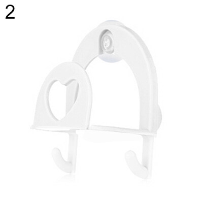 

Multifunctional Kitchen Bathroom Sucker Wall Sink Hook Shelf Rack Plastic Hanger