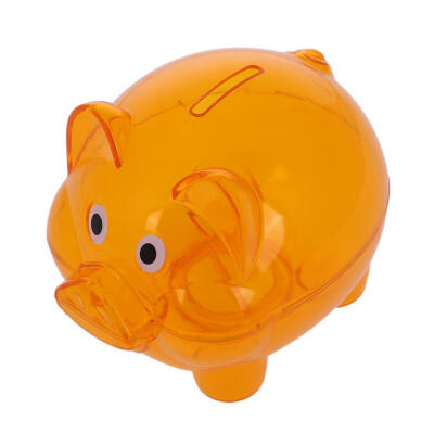 

Plastic Transparent Money Saving Box Children CashCoin Safe Box Piggy Bank