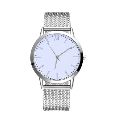 

RM Women Silica Gel Mesh Belt Casual Watch Geneva Simple Mesh Belt Watch