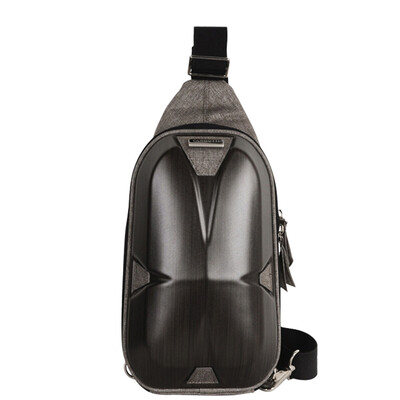 

Tailored Mens Shoulder Bag Diagonal Cross Breast Bag Hard Shell Casual Crossbody Bag