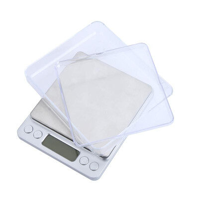 

High Accuracy Mini Electronic Digital Platform Jewelry Scale Weighing Balance with Two Trays Portable 300g001g Counting Function