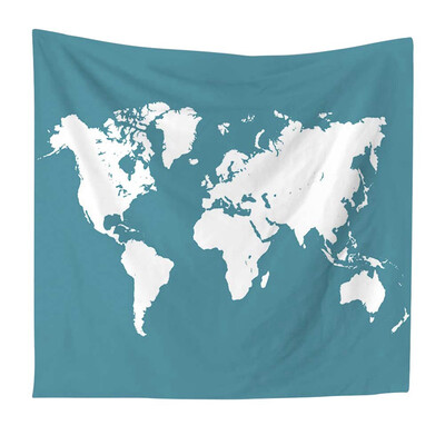 

Tapestry Watercolor World Map Tapestry Wall Hanging Colorful Map Tapestry Beach Tapestry Indian Dorm Decor Bedroom Living Room