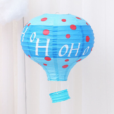 

Christmas Hot Air Balloon Paper Lantern Lampshade Party Decor UK