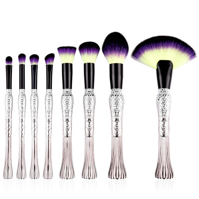 

〖Follure〗8Pcs Pro Makeup Brushes Set Foundation Powder Eyeshadow Eyeliner Lip Brush Tool