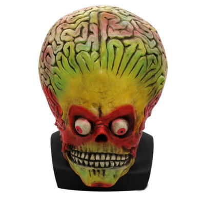 

1 pc Full Face Horror Alien Mask for Role Playing Latex Horror Mask Masquerade Halloween Theater Props Party Decoration