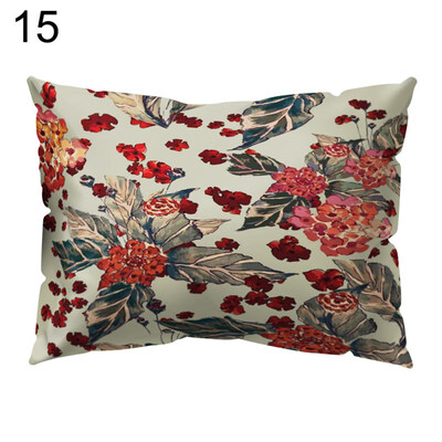 

Tropical Plant Flower Bird Pillow Case Cushion Cover Sofa Bed Car Office Decor