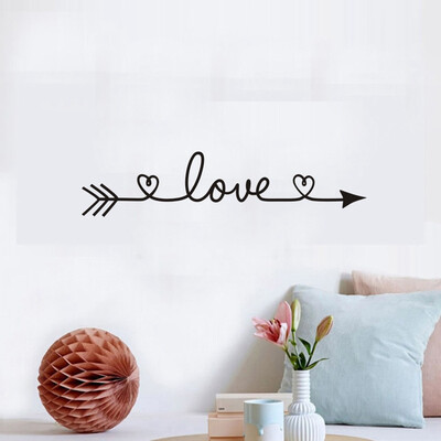 

New Fashion Love Arrow Vinyl Art Wall Decal Wall Stickers Bedroom Home Decor High Quality